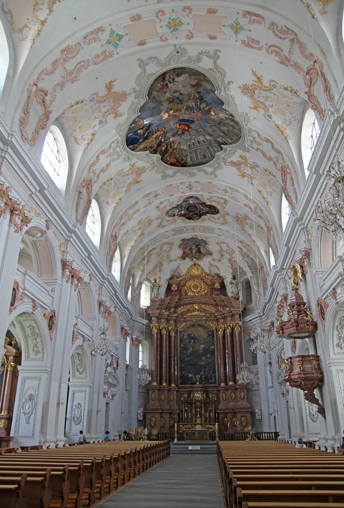 Inside the Jesuitenkirche